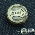 Graceful brass vintage antique jeans buttons for garments